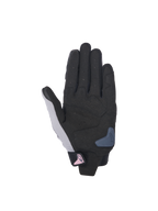 Alpinestars Stella SP X 1 motorcykelhandskar för dam, svarta och grå, handflata i syntetläder med integrerad TPR-glidare.