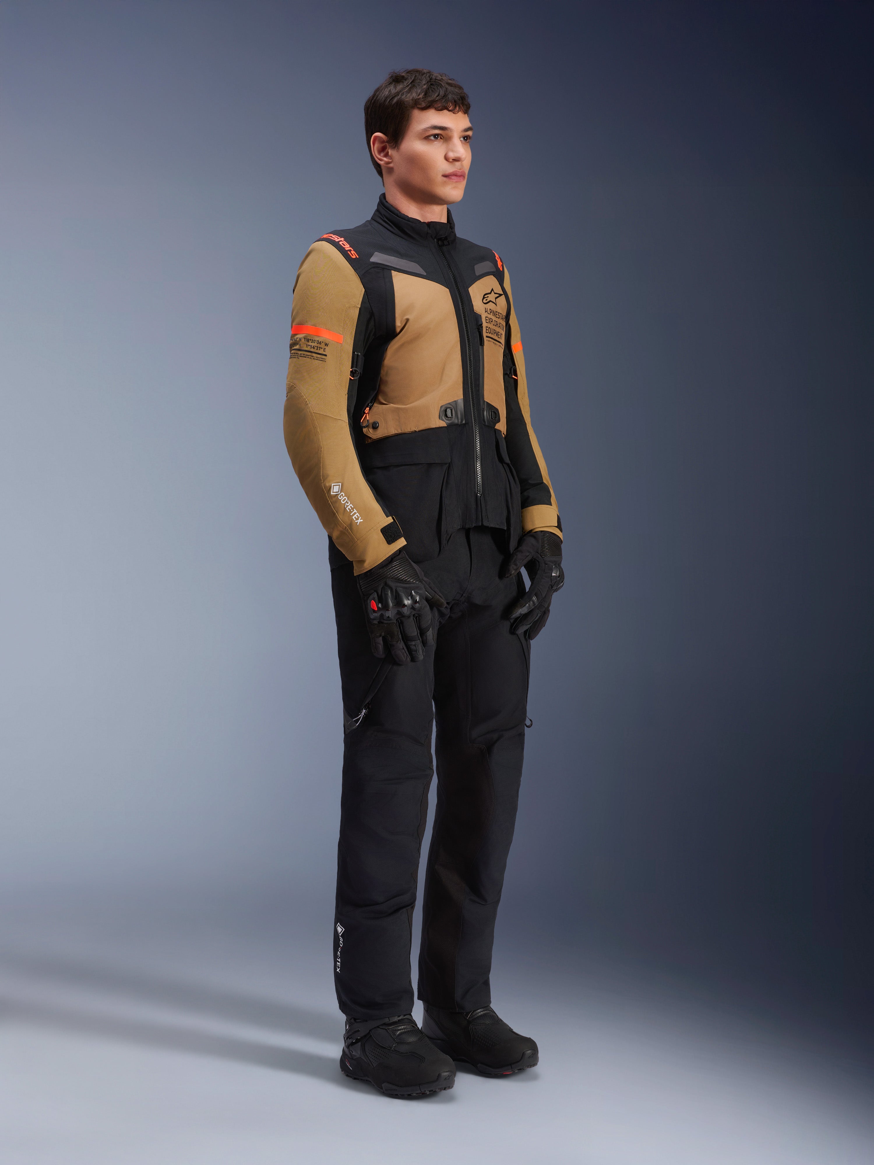 ST-7 2L Gore-Tex - Brown Motorcycle Jacket | Alpinestars®