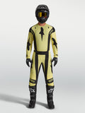 Alpinestars Techstar Atrox byxor och Techstar Atrox utrustningsset, gul och svart motocrossoutfit för herr, terrängkörning.