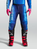 Alpinestars Fluid Kepler byxor, blå motocrossbyxor för herr, ergonomisk design i 600D polytyg med stretchpaneler och Astars-logotyp för off-road-körning.