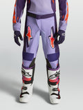 Alpinestars 2027 Ungdom Fluid Hunt byxor, lila och rosa fluo motocrossbyxor för ungdom, sportig passform i slitstarkt polytyg