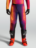 Alpinestars 2027 Fluid Kepler byxor, lila och orange herr-motocrossbyxor med förböjd sportpassform.