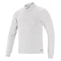 Alpinestars Race V3 Long Sleeve Top, Auto Racing Base Layer, White, mock neck with small logo, long sleeves, soft-touch flame-resistant fabric, minimalist athletic design
