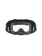 Alpinestars Supertech Vesta goggles, motocross-goggles för terrängkörning, svarta och mattsilver, klar lins