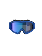 Alpinestars Vision Youth Vesta Goggles, blithe blue youth motocross eyewear with mirrored anti-fog lenses.