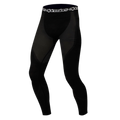 Alpinestars KX Bottom, Technical Base Layer Pants, Black, featuring contoured moisture-wicking panels and a branded elastic waistband, designed for performance under racing suits.