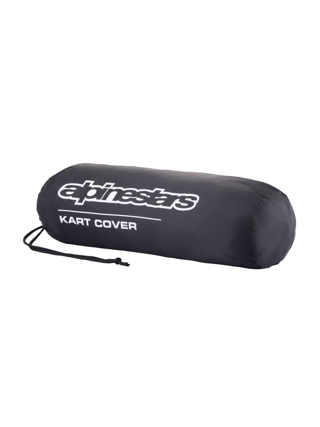 Alpinestars Kart Cover, svart kartöverdrag för karting med strukturerad passform, elastisk nederkant och dragskostängning