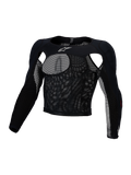 Alpinestars Bionic Race Protection Top, Motocross Protection, Men's, Black, Stretch Mesh with CE Level 1 A-Morph Protectors.