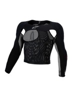 Alpinestars Bionic Race Skyddstopp, skyddsjacka för motocross, herr, svart, ventilerande stretchmesh med CE-certifierade A-Morph-skydd på axlar och armbågar.