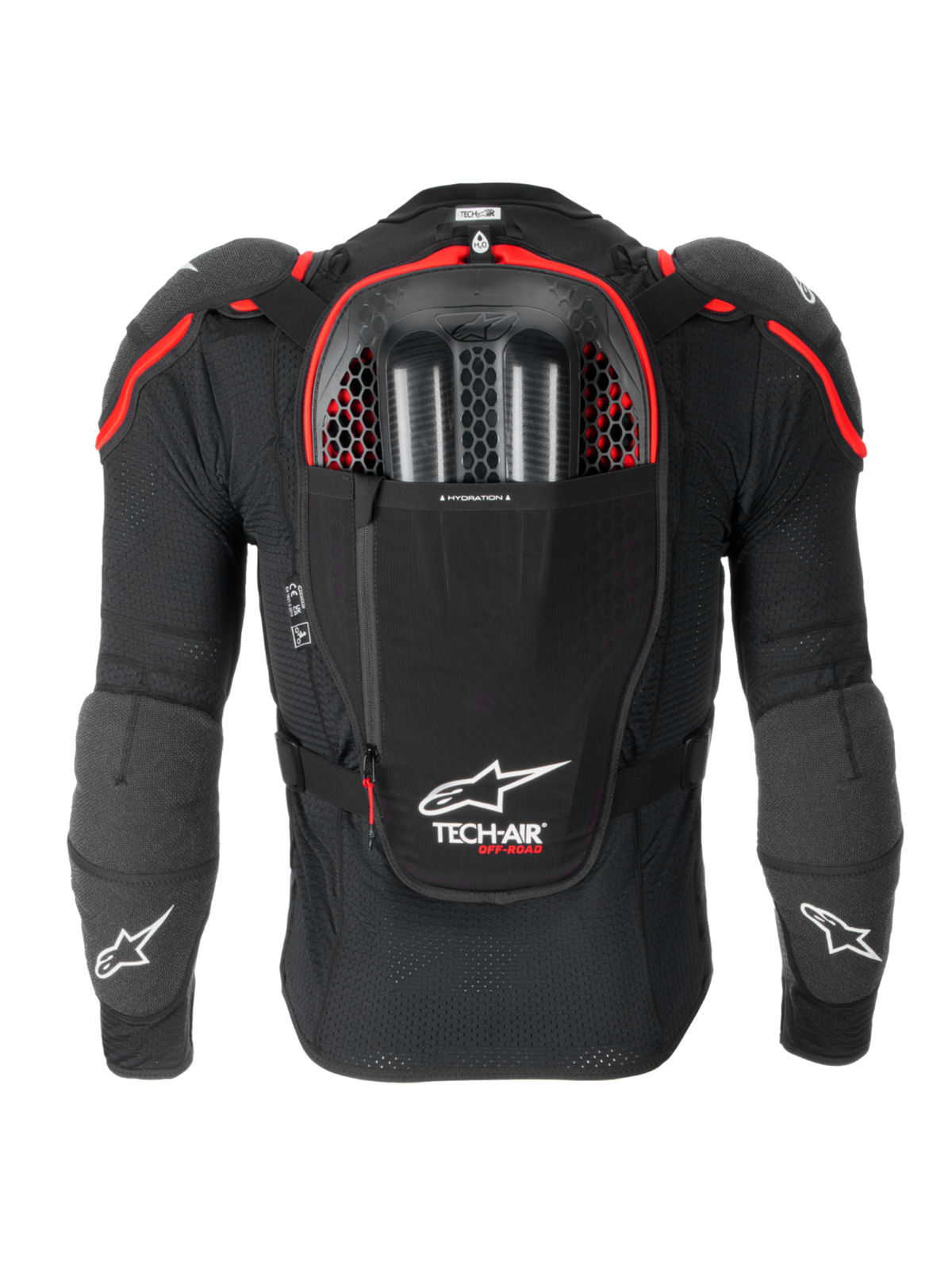 Tech-Air® - Black Red Off-Road Airbag | Alpinestars®