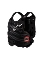 Alpinestars Bionic Action V2 bröstskydd, svart och vit, CE-certifierat MX-skydd med ventilerande A-Morph-teknologi