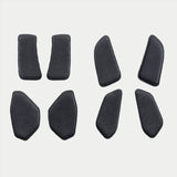 Alpinestars BNS Soft Pad Set, svart, åtta delar ersättningsvaddering för BNS-nackskydd, formade skuminlägg för MTB och off-road-körning