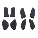 Alpinestars BNS Soft Pad Set, reservkuddar för nackskydd, svarta, uppsättning formade kuddar i texturerat tyg, designade för BNS Tech 2-systemet, skyddstillbehör för MTB och terrängkörning