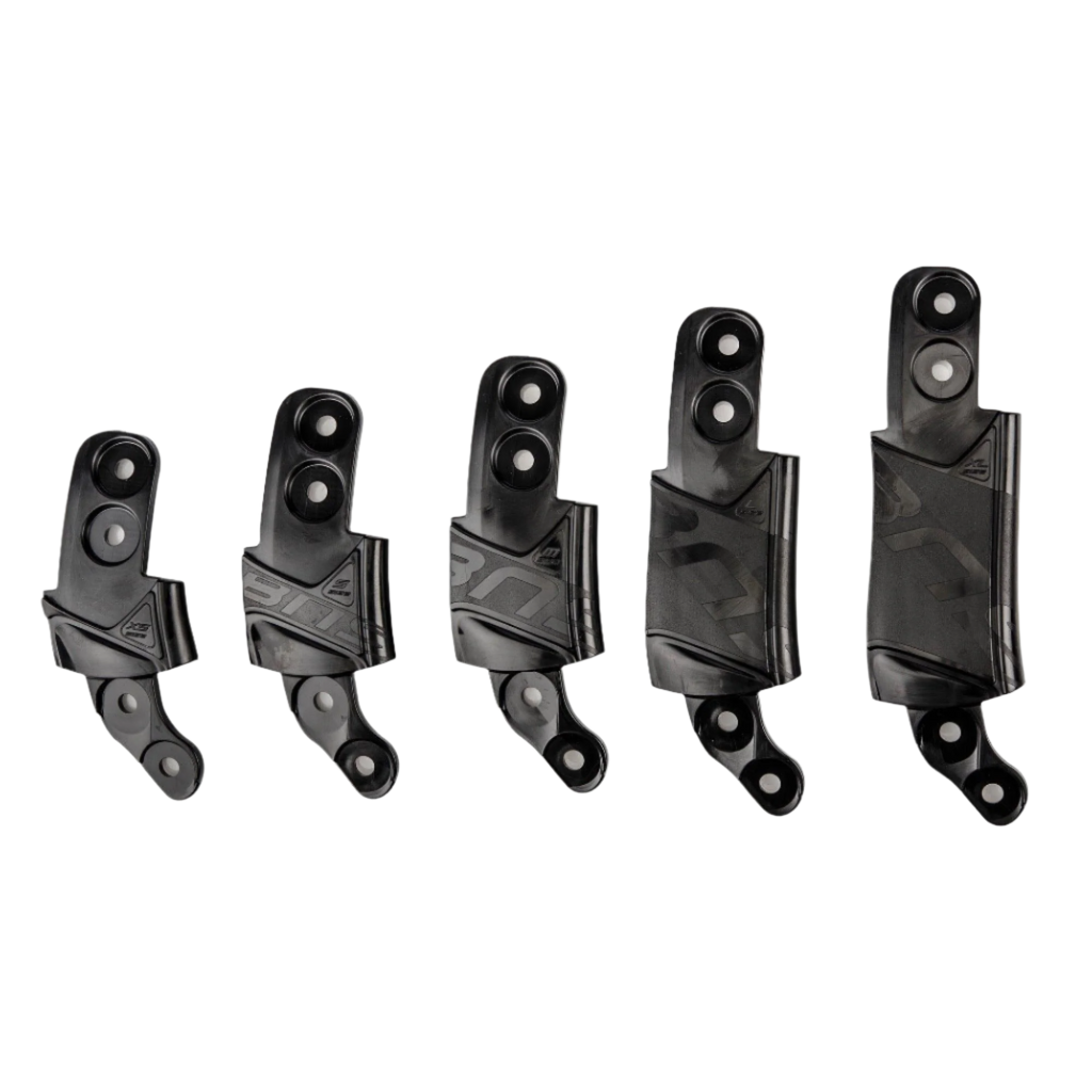 Alpinestars BNS Size Adapter Kit, tillbehör för Bionic Neck Support, svart, fem storlekskomponenter i plast med varierande höjd för exakt justering av skyddet, modulära passformskomponenter för terrängkörning