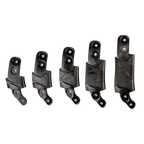 Alpinestars BNS Size Adapter Kit, tillbehör för Bionic Neck Support, svart, fem storlekskomponenter i plast med varierande höjd för exakt justering av skyddet, modulära passformskomponenter för terrängkörning
