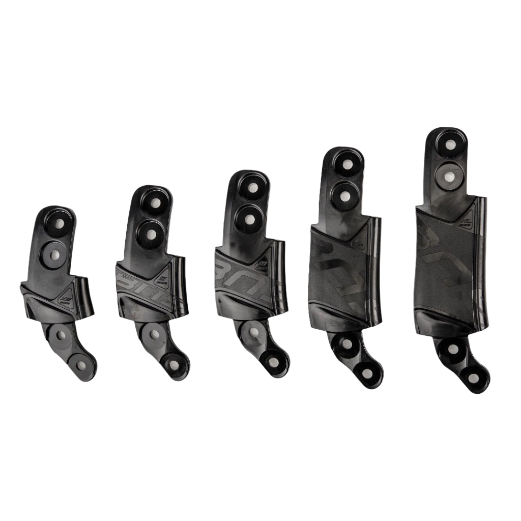 Alpinestars BNS Size Adapter Kit, tillbehör för Bionic Neck Support, svart, fem storlekskomponenter i plast med varierande höjd för exakt justering av skyddet, modulära passformskomponenter för terrängkörning