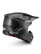Alpinestars Supertech M10 Fame hjälm, motocrosshjälm i svart kolfiber med MIPS och ECE 22.06-certifiering för off-road.