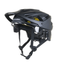 Alpinestars Vector Tech Solid Helmet, Black MTB Mountain Bike Helmet, Matte and Glossy Finish with 19 Vents, Yellow Interior Mips Padding, Adjustable Visor and Straps, Lightweight Protection for Trail and All-Mountain Riding
