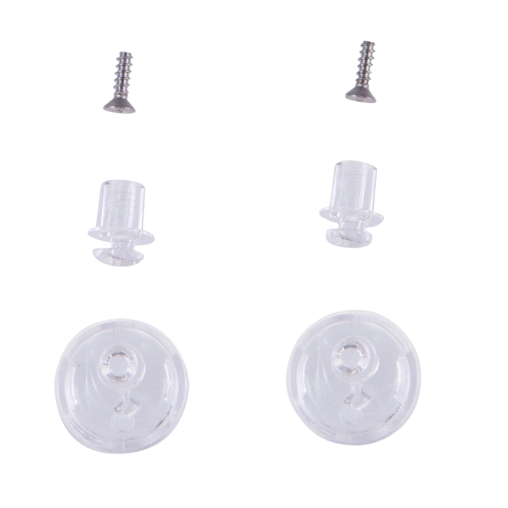 Alpinestars Pinlock Tear Off Pins Set, hjälmtillbehör, transparent, genomskinliga plastpinnar och små metallskruvar, reservdelar för Supertech R10 motorcykelhjälmvisir