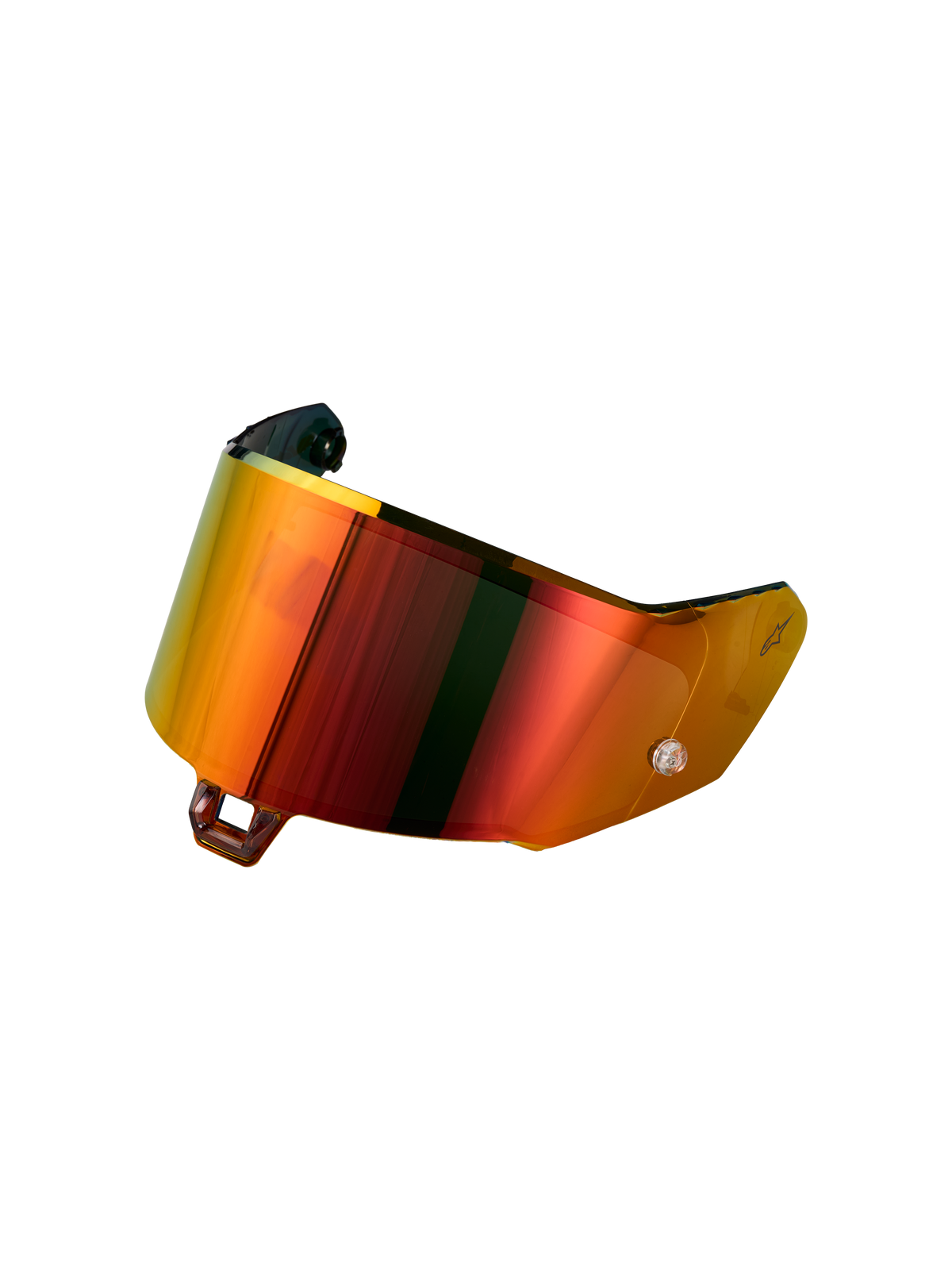Alpinestars Supertech R10/R7 Absolute Vision Shield Gen2.1-R, Mirror Red, polycarbonate motorcycle helmet visor replacement part with optical filtering layer