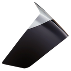 Alpinestars Supertech R10 Element Race Spoiler, Motorcycle Helmet Accessory, Black Carbon and Silver Glossy, sleek aerodynamic wing-shaped design, glossy finish, replacement part for S-R10 racing helmets