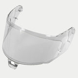 Alpinestars Supertech R10 AFHS-01 Shield, Replacement Helmet Visor, Photochromic, clear curved plastic design with attachment mechanisms, compatible with S-R10 racing helmets, UV protected and scratch resistant finish