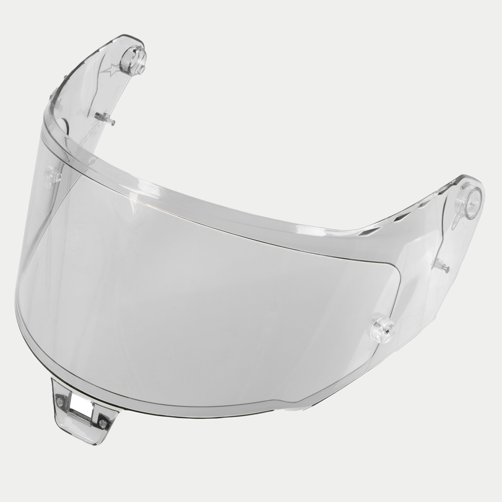 Alpinestars Supertech R10 AFHS-01 Shield, reservvisir för hjälm, fotokromatiskt, klar välvd plastdesign med fästmekanismer, kompatibelt med S-R10 racinghjälmar, UV-skyddad och reptålig yta