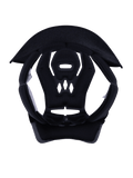 Alpinestars S-M3 Youth Crown Pad, hjälmtillbehör, grå, ersättningsfoder med texturerad mesh-vaddering, oval form med geometriska ventilationsöppningar för andningsförmåga, designad för SM3 Youth motocrosshjälmar