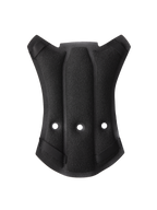Alpinestars S-M7 Top Pad, hjälmtillbehör, svart, konturerad vadderad design med tre ventilationshål och fästremmar i hörnen, syntetiskt tyg för komfort i motocrosshjälm