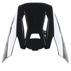 Alpinestars S-M5 Scout Visir, reservskärm för motocrosshjälmar, Black Silver Glossy, aerodynamisk design med logotyper på sidorna och ventilationsöppningar, högblank finish