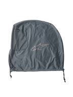 Alpinestars S-M7 Soft Bag, grått hjälmtillbehör, lätt förvaringsväska i textil, med Alpinestars stjärnlogotyp, dragskostängning, designad för att skydda motocrossutrustning