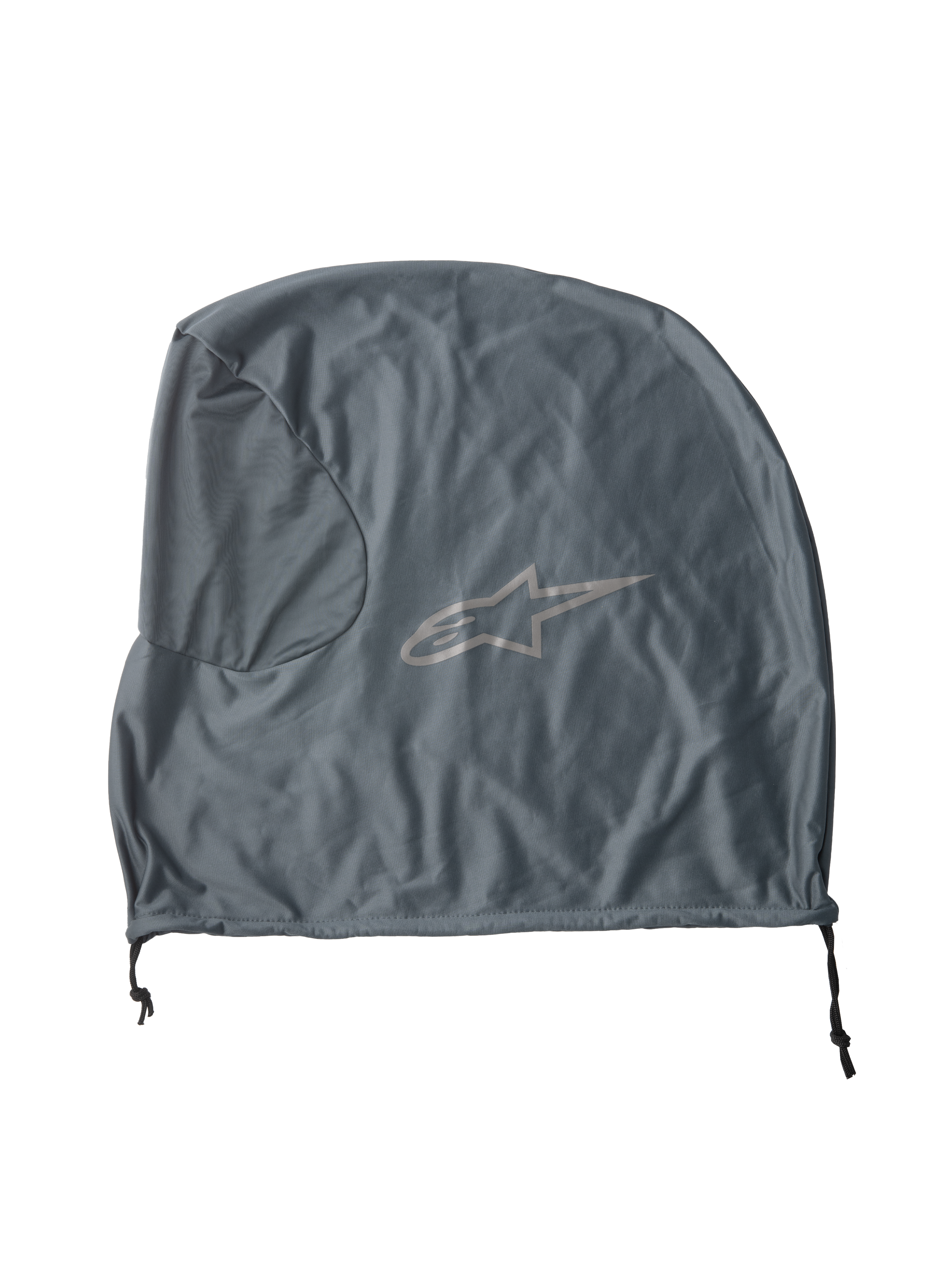 Alpinestars S-M7 Soft Bag, grått hjälmtillbehör, lätt förvaringsväska i textil, med Alpinestars stjärnlogotyp, dragskostängning, designad för att skydda motocrossutrustning
