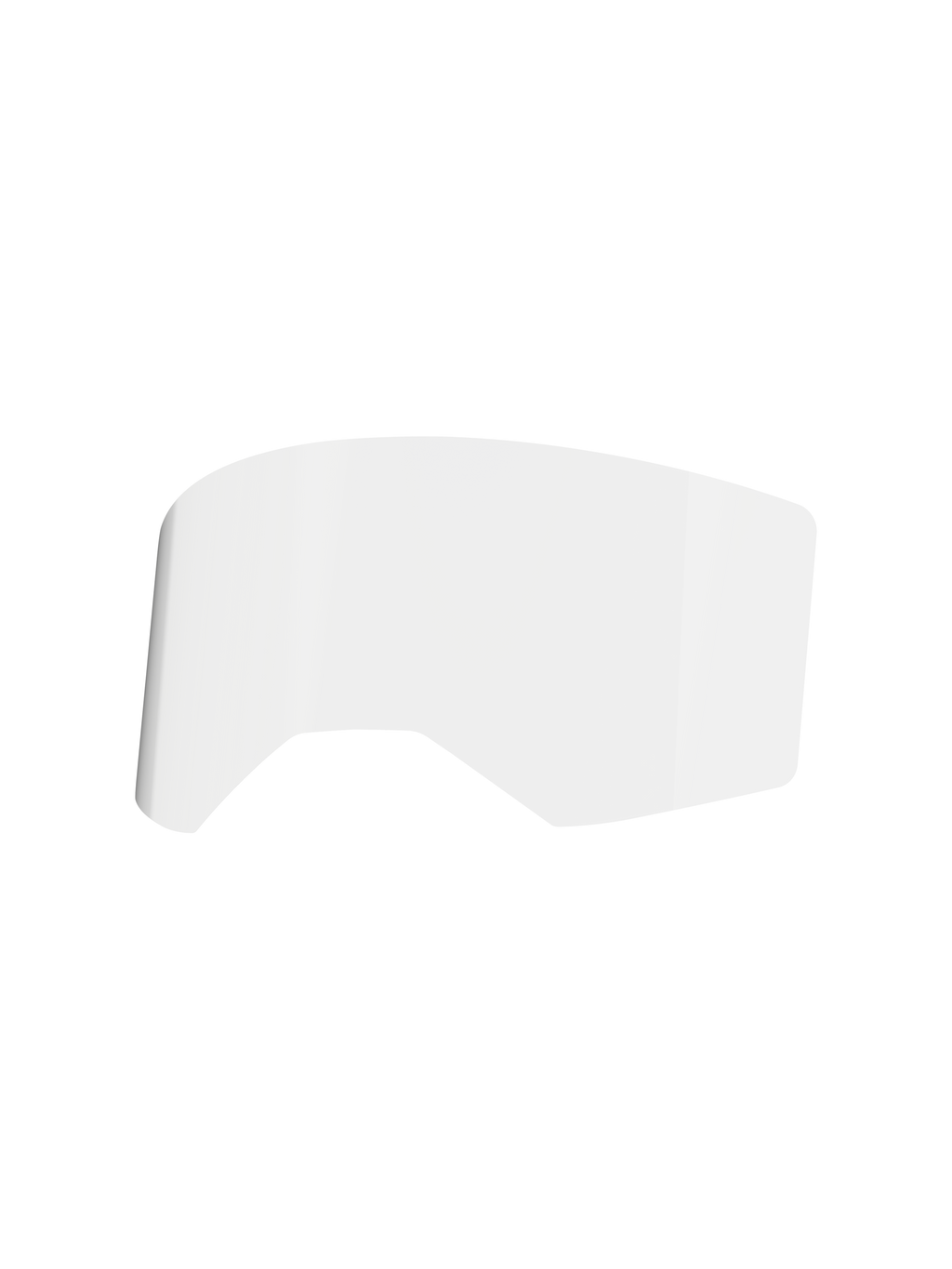 Alpinestars Vision Shield Film X2-pack, transparent linsfilm för goggles, klar böjd skyddsfilm, designad med hydrofob hårdbeläggningsteknik för linskydd vid motocross och terrängkörning