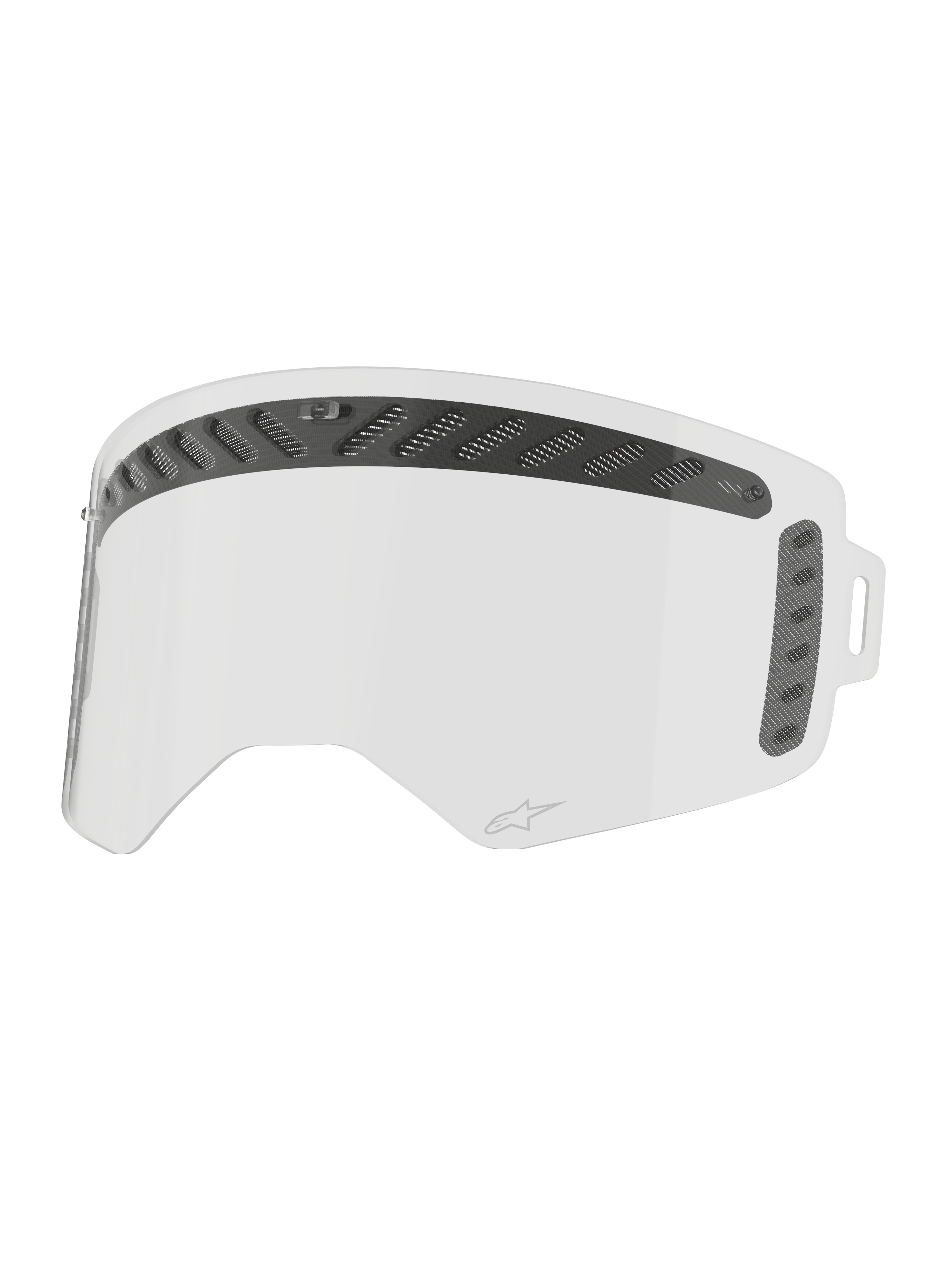 Alpinestars Supertech Modulator Vented lins, klar motocrosslins med Absolute Vision-teknik, imfri beläggning, tear-off-fästen.