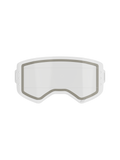 Alpinestars Supertech Dual Pane Roll Off Lens, ersättningslins för motocrossglasögon, klar, dubbellinskonstruktion med en synlig grå neoprenförsegling och sidouttag för roll-off-film, transparent slagtålig polykarbonat