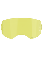 Alpinestars Supertech Roll Off-lins, goggle-tillbehör, ljusgul nyans, med inbyggda horisontella glide lines och etsad stjärnlogotyp, reservlins för motocross- och offroadglasögon