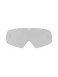 Alpinestars Vision Youth Smoke Lens, rökfärgad reservlins för motocrossglasögon för ungdomar, gråtonad, böjd design i polykarbonat, integrerade tear-off-fästen, låssystem med sju nyckelhål