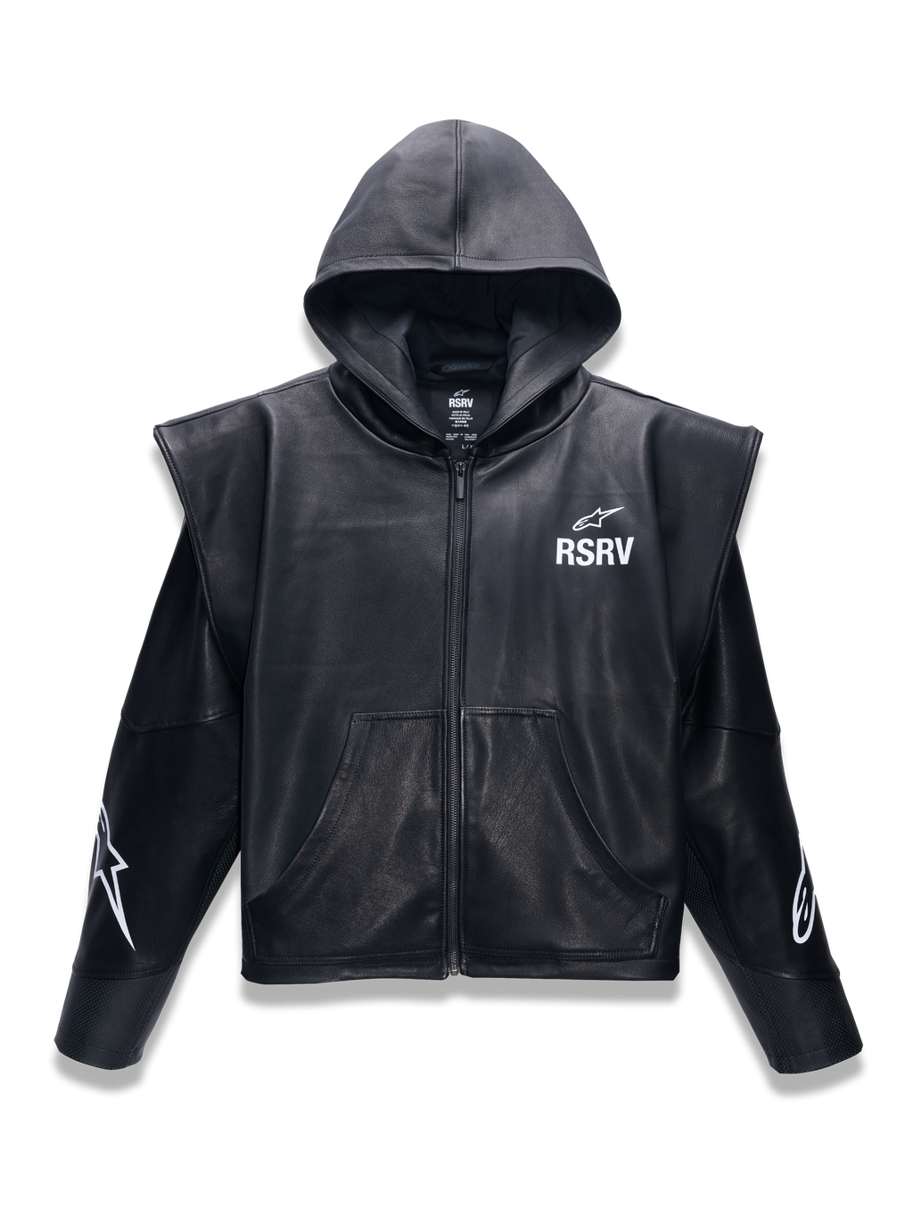 RSRV Axis Läder Hoodie