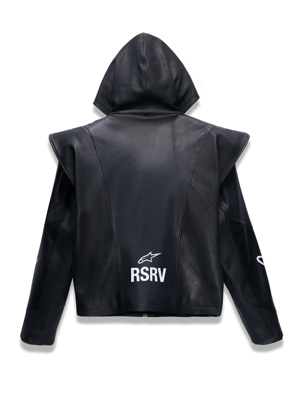 RSRV Axis Läder Hoodie