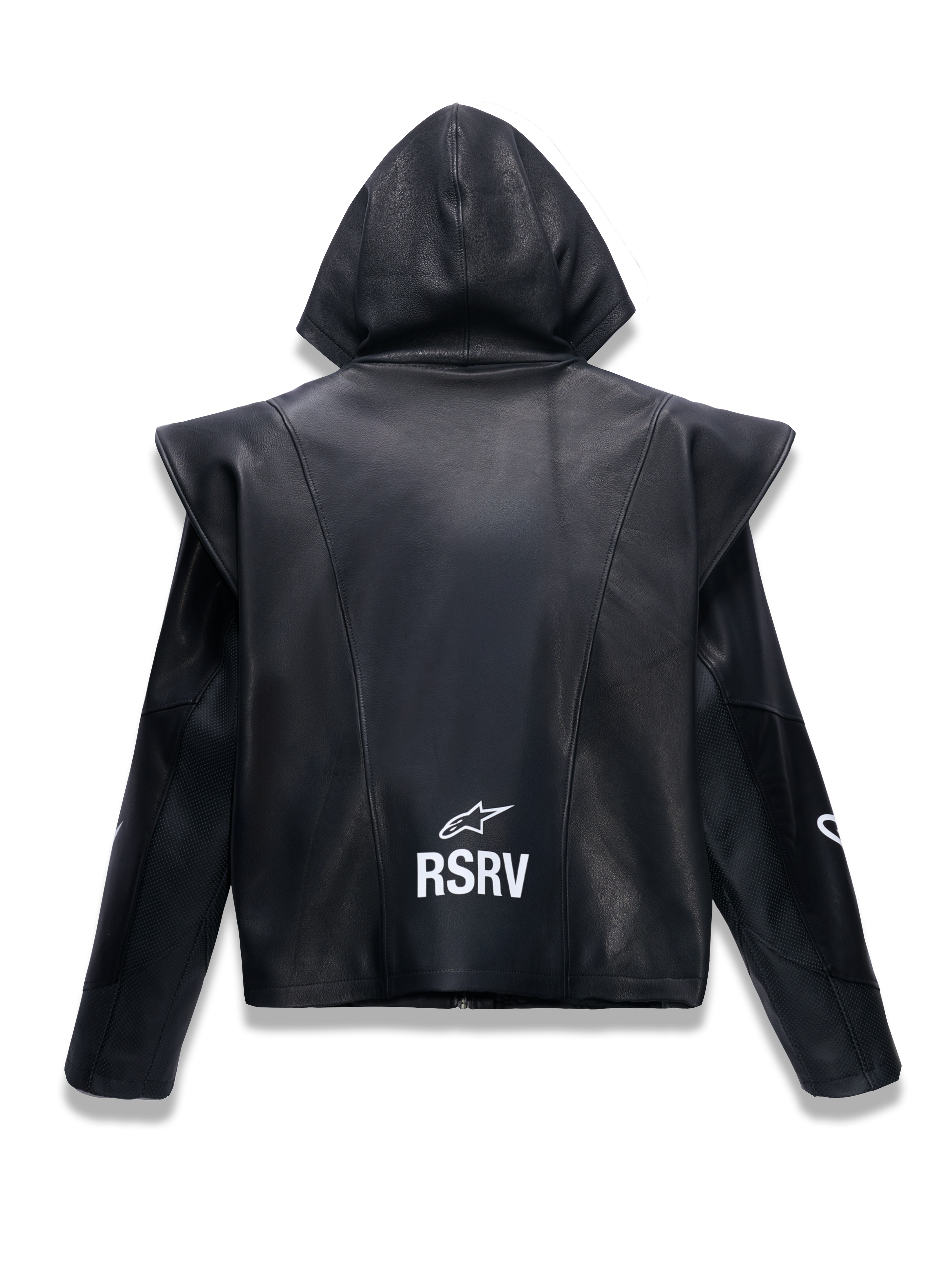 RSRV Axis Läder Hoodie