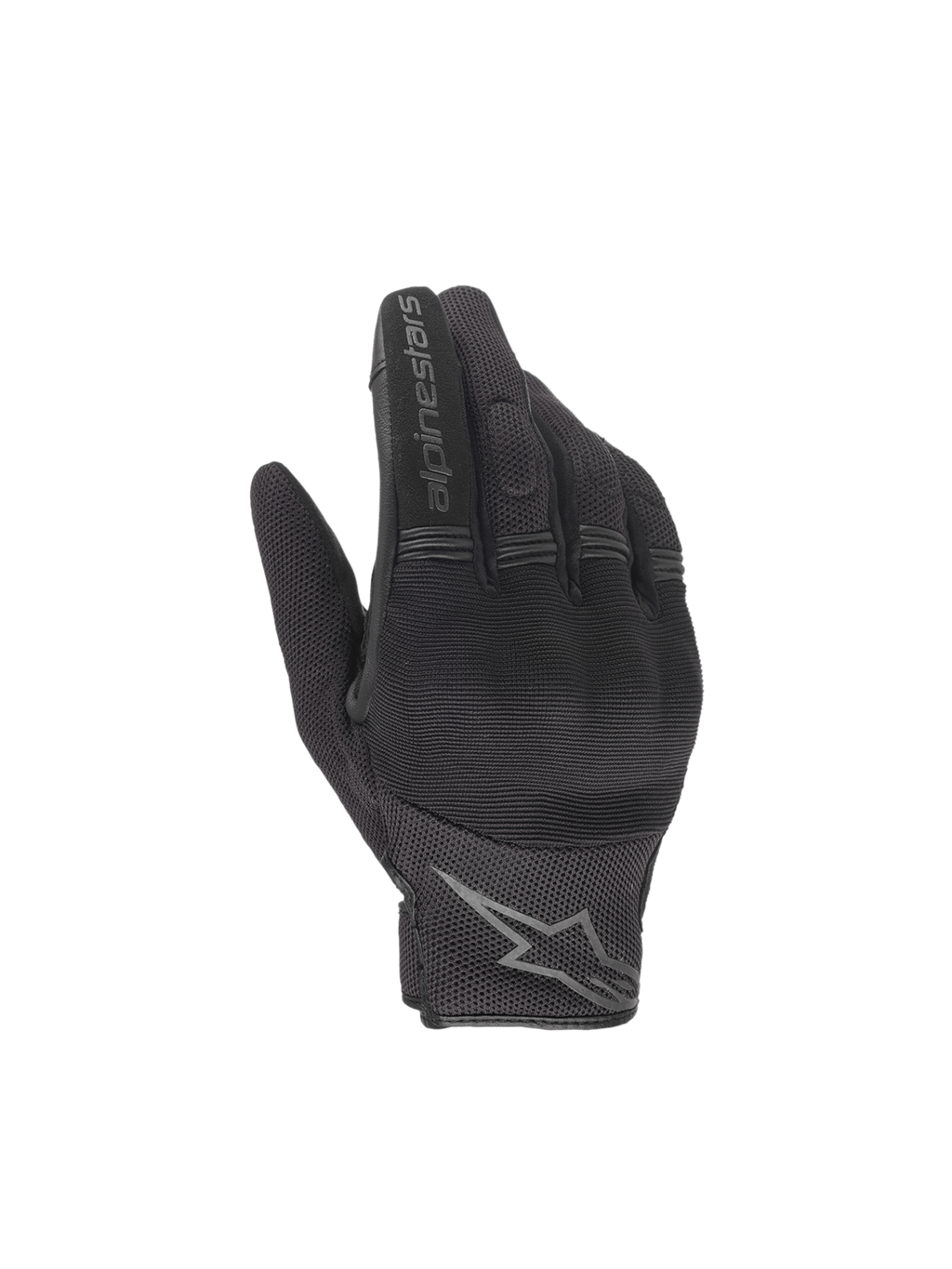 Alpinestars Copper handskar, svarta urbana motorcykelhandskar för herr med hårt knogskydd och ventilerande textilnät.