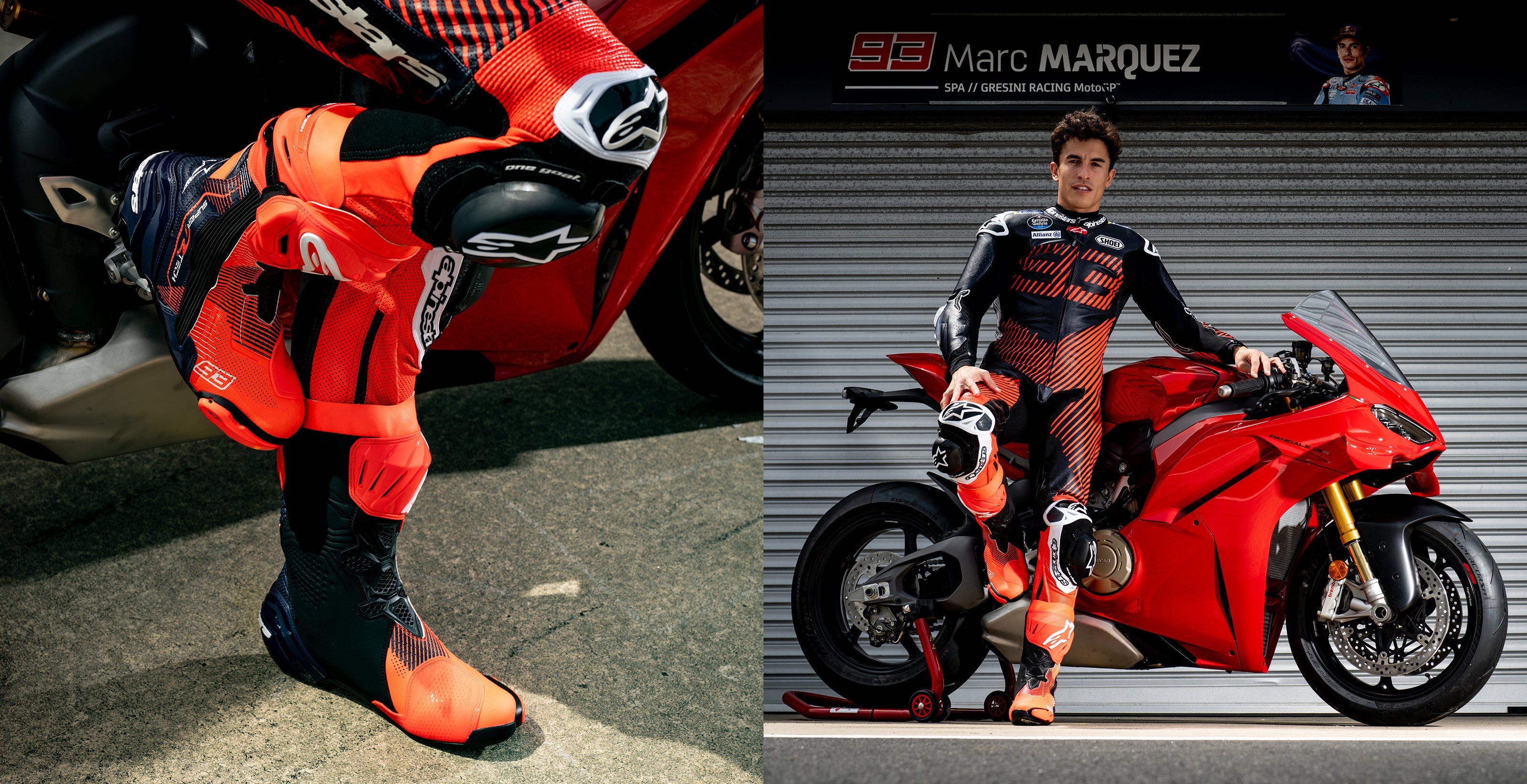 Supertech R Vented MM93 Replica - Red Motorcycle Boots | Alpinestars®
