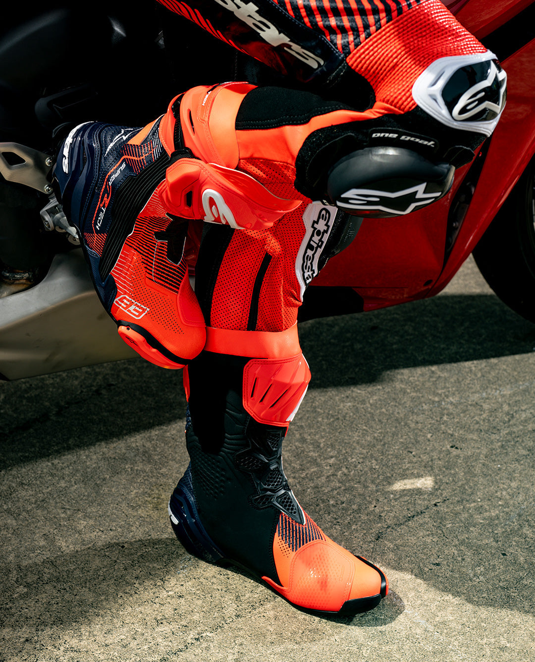 バイクウェア・装備 SUPERTECH-R VENTED MM93 Replica Boot Supertech R Vented MM93 Replica Boots - RED RACING/SPORT