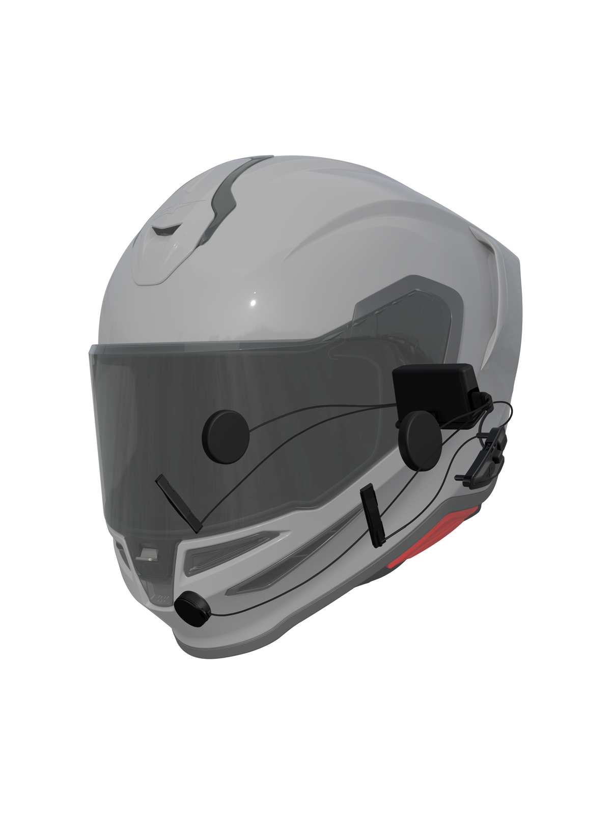 Alpinestars A Connect interkomsystem, kommunikationssystem för motorcykelhjälm, svart, med Mesh 3.0, WAVE-mobilteknik och Harman Kardon-högtalare