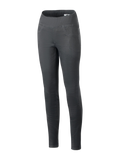 Alpinestars Shuri Dam Leggings Summer, svarta, MC-leggings med hög midja och slim-fit passform, brett elastiskt midjeband, stretchig bomullsdenim, dekorativa sömmar för framfickor, urban ridbyxa för damer