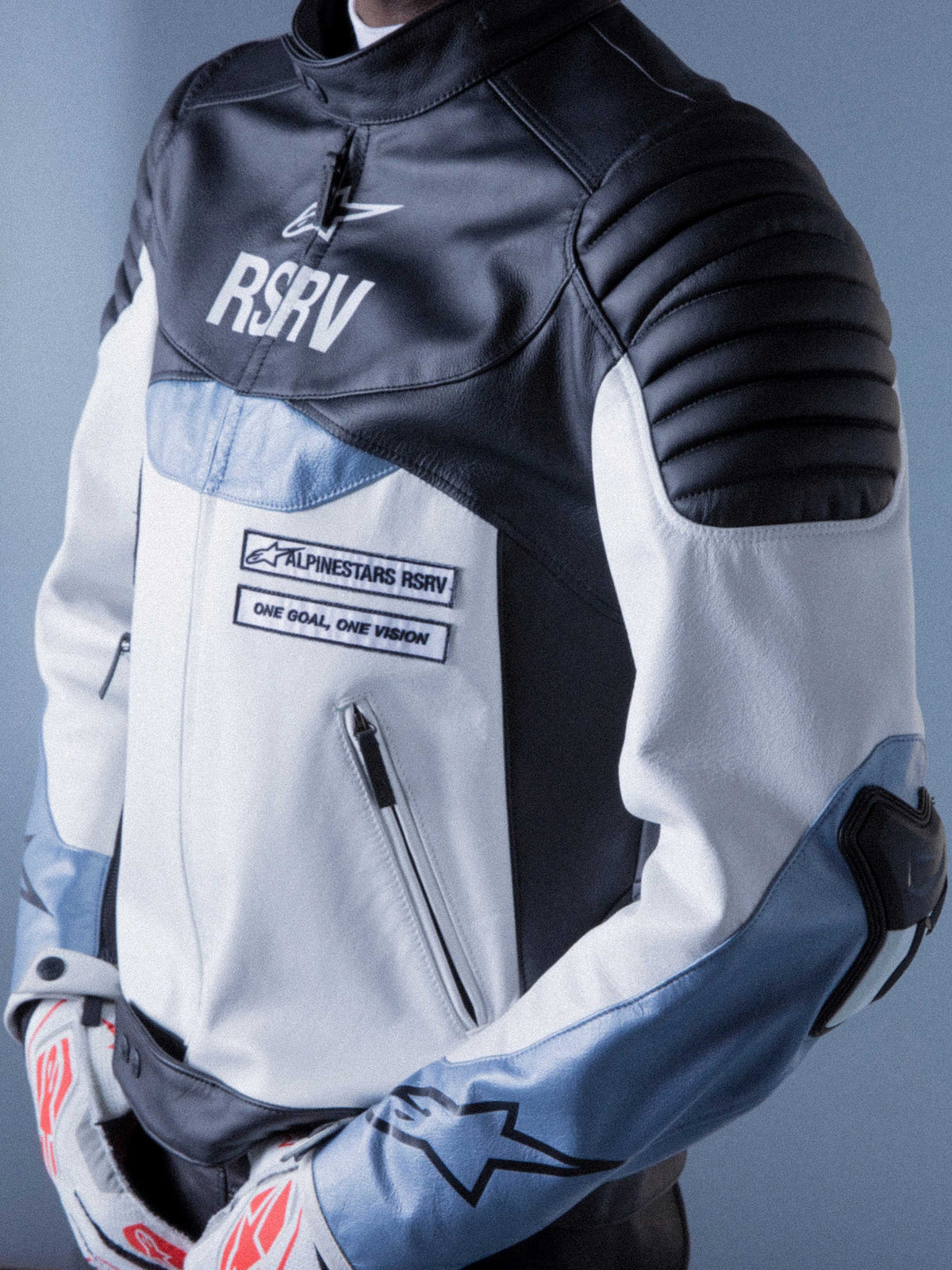 RSRV Threadline Läder Jacka