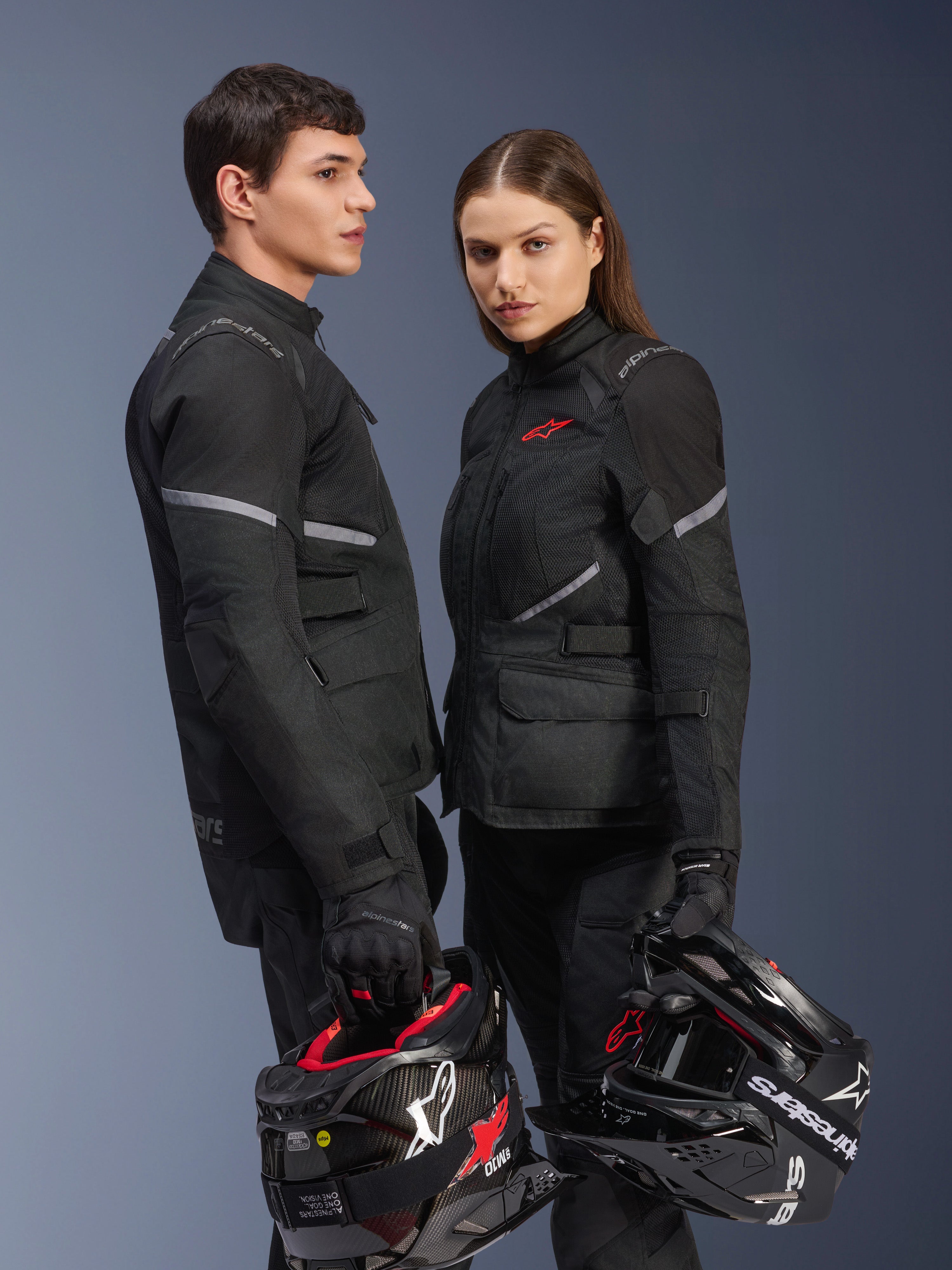 Stella Andes Air Drystar® - Black Motorcycle Jacket | Alpinestars®