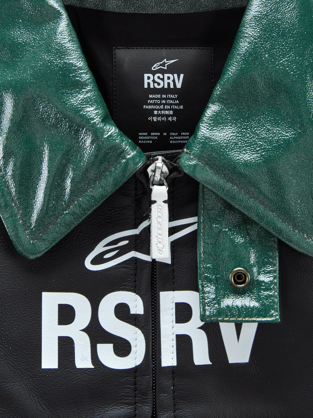 RSRV ALLOY Läder Jacka