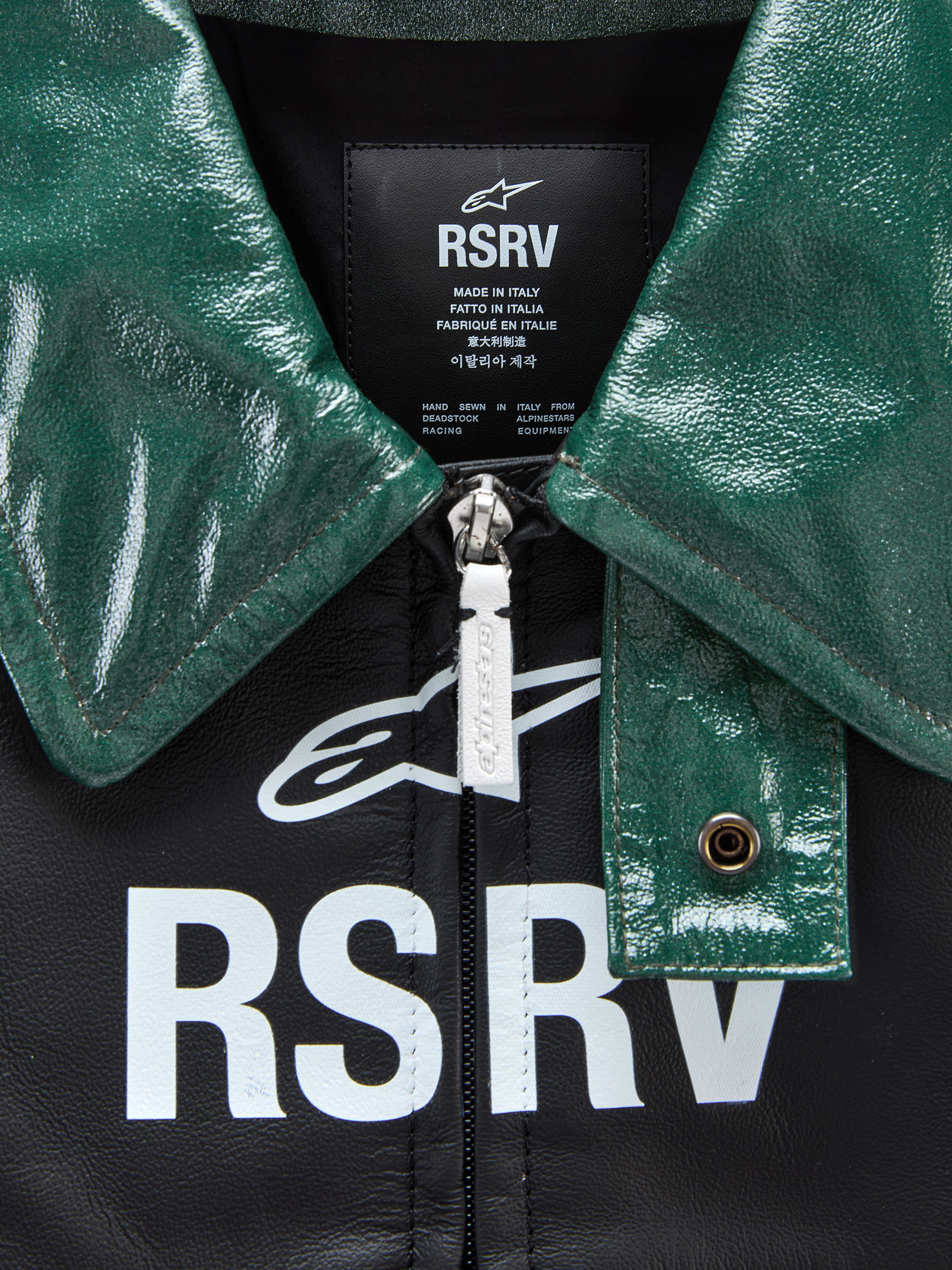 RSRV ALLOY Läder Jacka