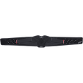 Alpinestars Sequence Kidney Belt, svart motorcykelnjurbälte med en central hexagonal TPR-cellstruktur, perforerade remmar med små röda detaljer och vit logotyp, ergonomiskt ländryggsstöd för offroad- och motocrosskörning